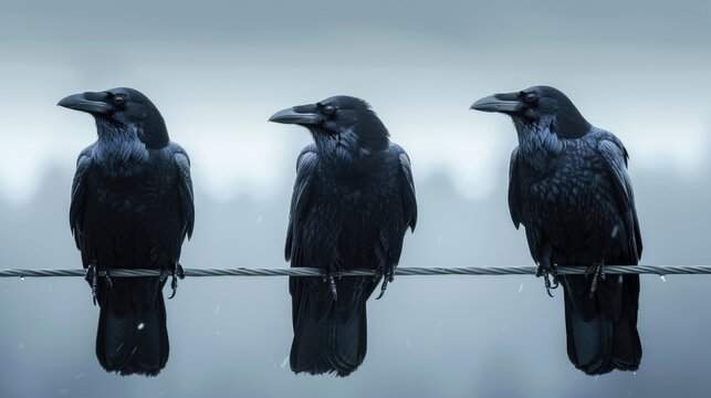 Meaning of three black crows in spirituality